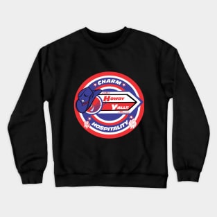 Villain Minded Badge-Texas Crewneck Sweatshirt